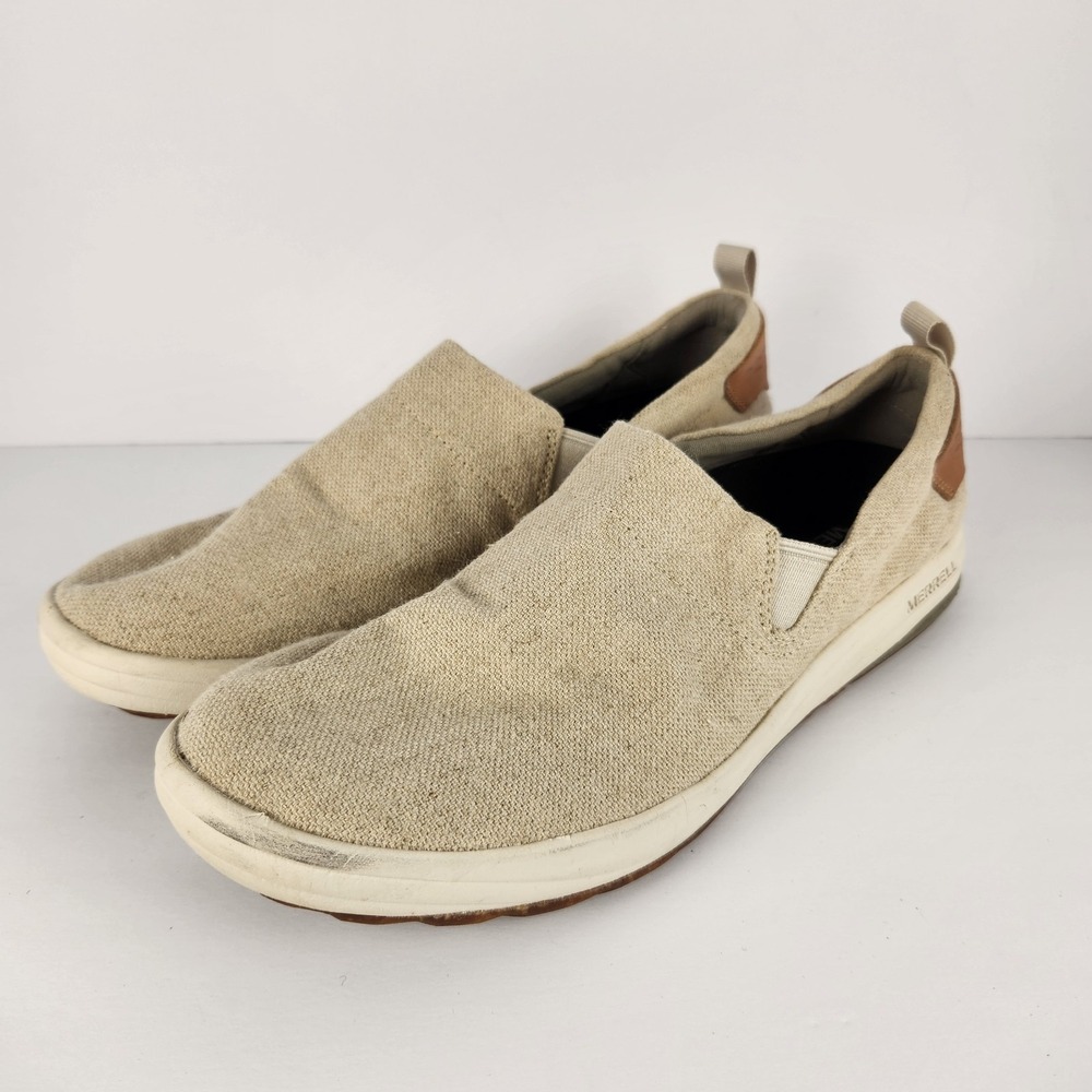 Merrell Women's Gridway Moc‎ Canvas  Casual Sneakers Beige Size 10
